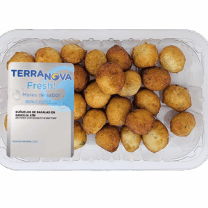 BUÑUELOS DE BACALAO EN BANDEJA ATM